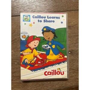 PBS Kids Caillou Learns to Share DVD with Case & Insert